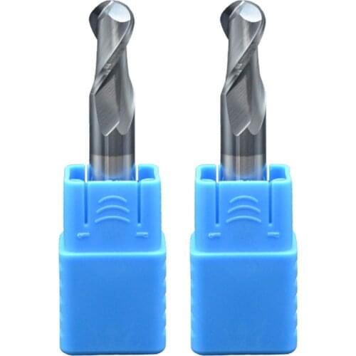 Ball nose End mill R3 2 Flute HRC50 Carbide endmills Milling Cutter EndMill machine cutting tools