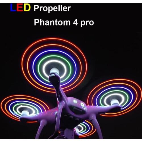 STARTRC LED Flash Propellers For DJI Phantom 4 pro Accessories USB Charger Rechargeable 9450 Blades Night Fly