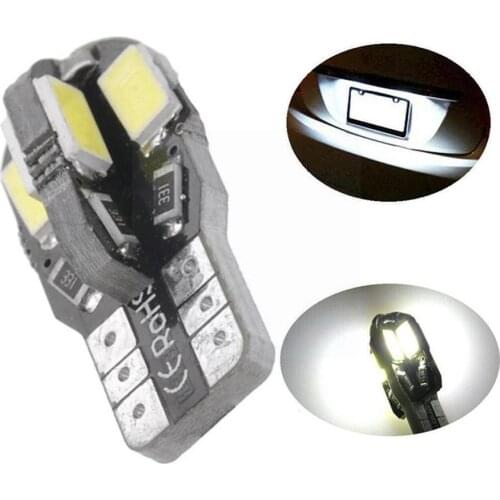 Led Car Interior Bulb Error Free T10 White 12v Car Light and White Auto Wedge Side For Both Use External Lamp Internal Suit A5X1