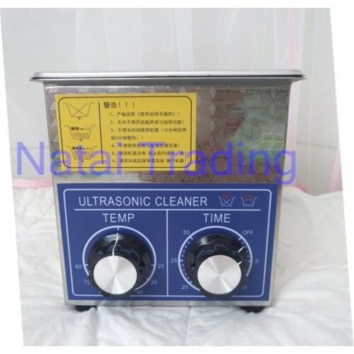 Ultrasonic cleaner stainless steel 80W 2L diesel injector cleaning machine for Bosch Denso Delphi injector repair tool