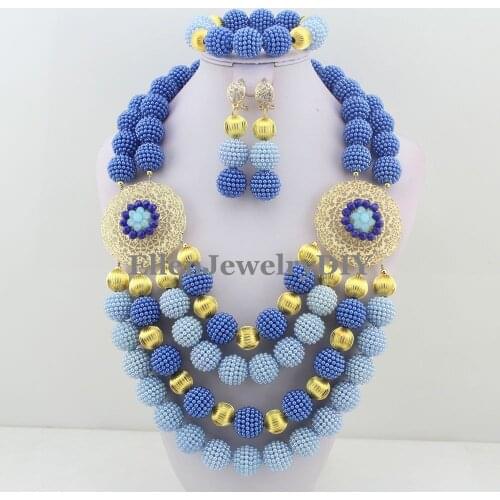 Handmade Coral women necklaces costume jewelry nigerian wedding african beads jewelry set W11281