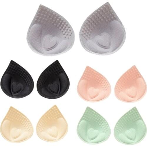 Women Push Up Bra Pads Cup Insert Removable Sponge Breast Cushion Bikini Padding