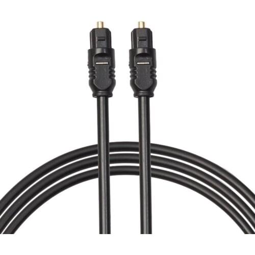 1m Fiber Optic TOSLink Digital Audio Cable Male to Male Lightweight and Flexible Compatible With S/PDIF, ADATs, Dolby Digital