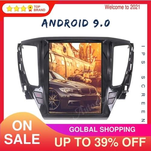 4GB Android 9.0 Car GPS Navigation For MITSUBISHI PAJERO Sport 2016-2019 Auto Head Unit Multimedia Player Radio Tape Recorder HD