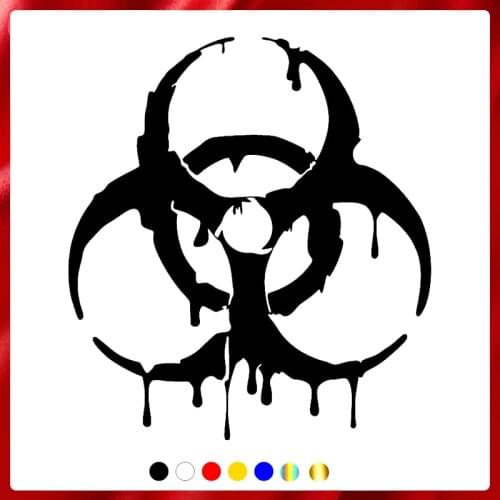 40371# Die-Cut Vinyl Decal Dangerous Zone Car Sticker Waterproof Auto Decors on Car Body Bumper Rear Window