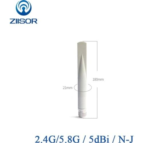 2.4GHz 5.8GHz Router Antenna Wifi Dual Band 2.4G 5.8G Omni High Gain Antennas N Male Omnidirectional Aerial Z12-WWFNJ