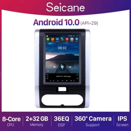 Seicane 9.7 inch Android 10.0 2+32G Car Radio GPS Navigation For Nissan X-trail T31 MX6 2007-2014 Video Player 4G DSP IPS