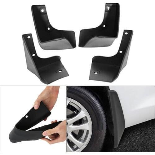 4Pcs Black Car Front Rear Fender Splash Guards Mud Flaps Mudguards For Nissan Altima 2013 2014 2015