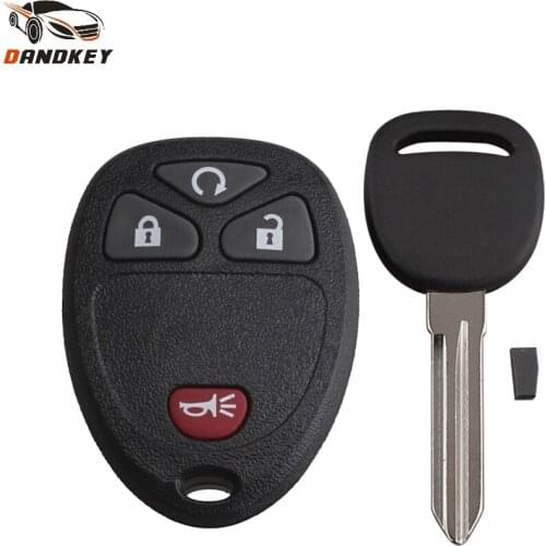 Dandkey OUC60270 315MHz With ID46 Chip Transponder 4 Buttons Fob For Chevrolet GMC 2007-2014 Smart Remote Car Key Keyless Entry