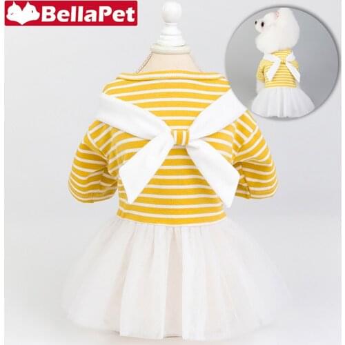 Designer Dog Clothes for Small Dogs Clothes Dress Summer Clothes for Dog Accessories Dress French Bulldog Chihuahua Pomeranian