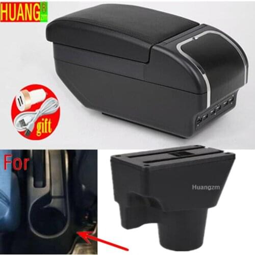 For Kia Picanto Armrest Box For Kia Picanto 3X-Line interior Retrofit parts car accessories Storage box car armrest No punching
