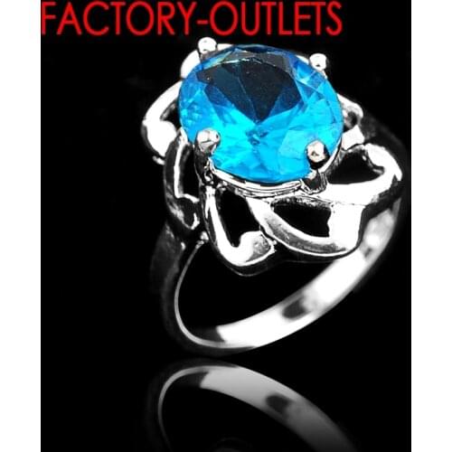 New Fashion Jewelry 925 Sterling Silver Rings Wedding Bands CZ Crystal Hot Sale Women Girls Party Gift Wholesale