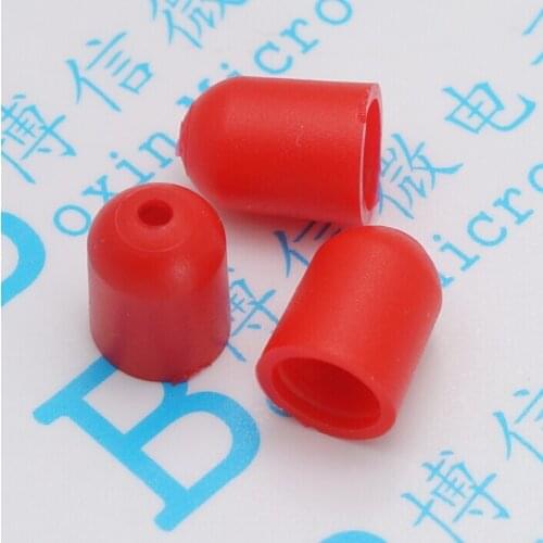 300pcs Red dust caps cap SMA connector coaxial insulating sleeve protector cap