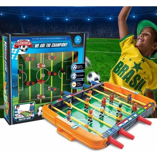 Creative Table Football Machine Six-Bar Desktop Soccer Toy Parent-Child Interactive Toy Indoor Entertainment Board Game