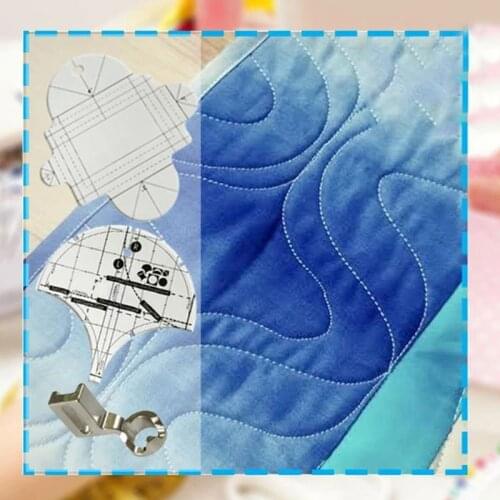 Low Shank Ruler Free Motion Darning Foot for frame Free Motion Quilting Embroidery Fits All Low Shank Sewing Machines