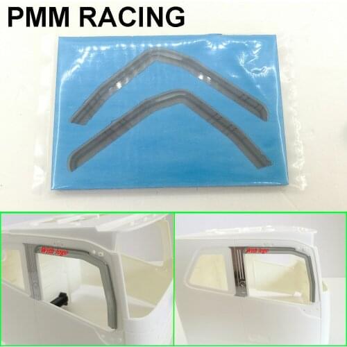 Metal decorative stickers Sunny rain block For 1/14 Tamiya RC Truck car Volvo 56360 FH16 Side window frame patch