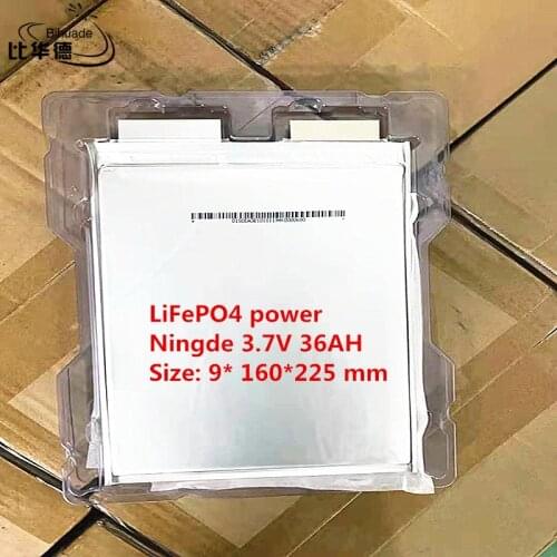 LiFePO4 power 36AH 3.7V 9*160*225mm equipped with outdoor suitable for electric forklift, RV energy storage, on-board powe