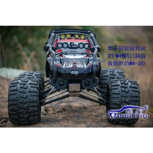 Nylon Roll cage for traxxas summit 1/10 ,imported nylon,apply to the original car shell,Include Rise Head Wheel