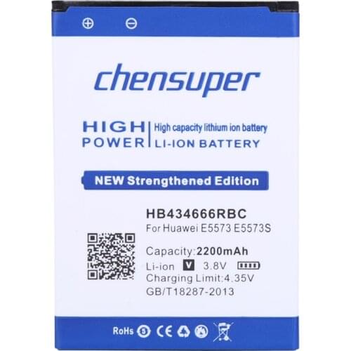 NEW 2200mAh HB434666RBC For Huawei E5573 E5573S E5573s-32 E5573s-320 E5573s-606 E5573s-806 router battery Batteries