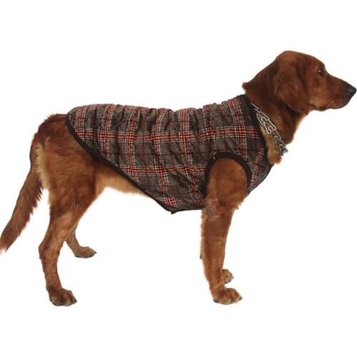 Big Dog Clothes for Large Dog Vest Clothes Golden Retriever Plush Polyester Suitable Labrador Alaska French Bulldog Dog Coat