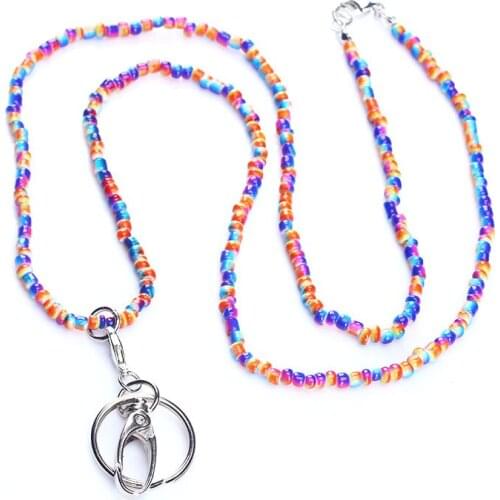 Lanyard with ID Card Holder Clip for Women Necklace Name Badge Holder Key Neck Chain Lanyards Nurse Accessories