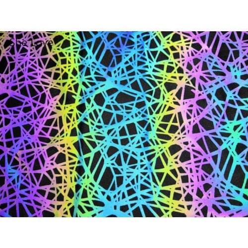 Chzimade A4 21x29cm Reflective Fabric For Clothing DIY Sewing Garment Fabric Handbags Patchwork Materials