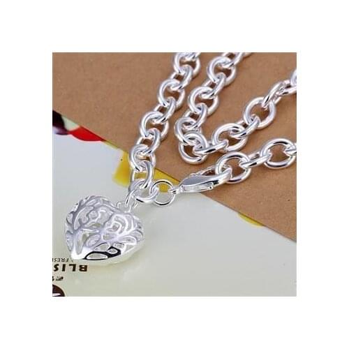 XLN239 Wholesale Charm Christmas Gifts Pendants Necklaces For Women Fashion Jewelry Stereo Heart Thick Necklace /ahtaizaa