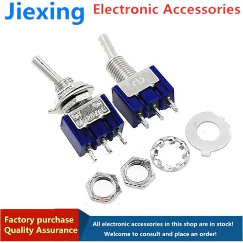 10pcs toggle switch MTS-102/103 MTS-202/203 3 feet/6 feet two/third gear rocker switch