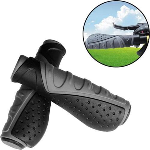2021 Bicycle Grips Bicycle Rubber Handlebar Cover Mountain Road Cycling TPR Non Slip Protective Handlebar Lever Bicycle Parts