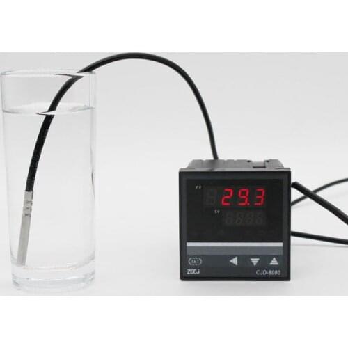 -50~100'C waterproof PT100 sensor thermal resistance 304 stainless steel 5*50mm PT100 probe temperature sensor