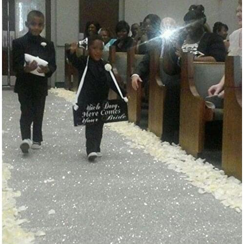 Shipping free 4ftx15ft Sparkly Sequins Romantic Wedding Aisle VIP Carpet Runner For Church Stage Hall Wedding Carpet Runner CR-9