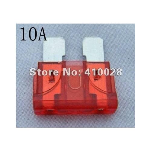 Free shipping auto fuse-10A car mid-type fuse