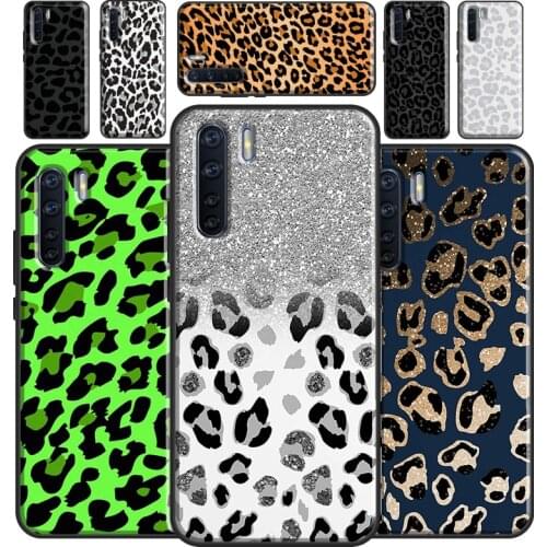 Leopard Print Black Cheetah Pattern Phone Case For OPPO A53 2020 A5 A9 A31 A52 A72 A92 A83 A91 A93 A1K A15 A3S A5S F5 F7 Cover
