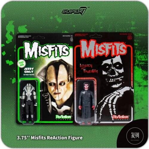 Super7 Misfits Fiend Legarcy of Brutality Jerry Only Anime Action Figur Toy for Child Halloween Gift