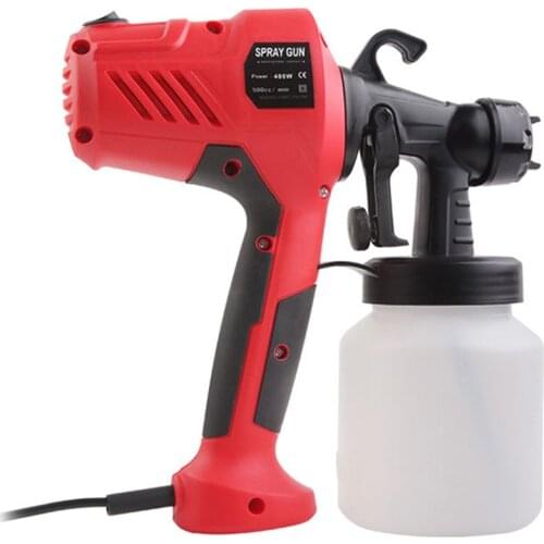 400W Spray Gun Paint Sprayer Electric Portable for Home DIY Painting Spraying High Power Electric Paint Easy Sprayer