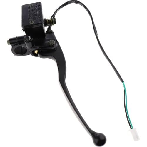 Hydraulic Brake Lever Master Cylinder - Premium Left Side Lever 7/8 Inch 22mm Mirror Hole - Perfect for Yamaha 125cc YBR125