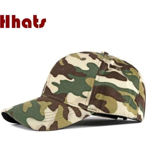 Camo baseball cap hip hop casual printed camouflage snapback hat outdoor hiking fishing sun hat hiphop men trucket hat bone