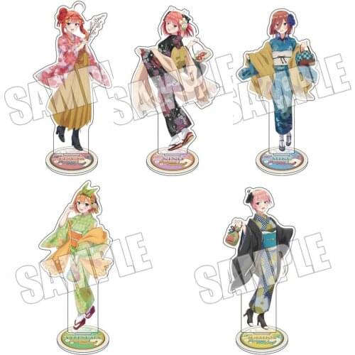Anime The Quintessential Quintuplets Kimono Series Nakano Ichika Miku Acrylic Stand Figure Model Plate Cosplay Desk Decor Gifts