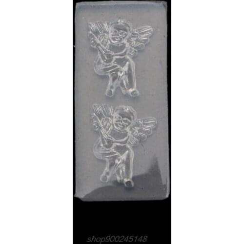 Mini Angel Crystal Epoxy Resin Mold Necklace Pendants Silicone Mould DIY Crafts Ornaments Jewelry Decorations M20 21 Dropship