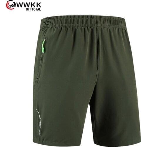 WWKK 2021 New Summer Brand Mens Jogger Sport Breatheable Shorts Men Pants Male Fitness Gyms Shorts for workout boxing shorts