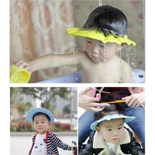 Adjustable Baby Shower Cap Protect Shampoo Kids Bath Visor Hat Hair Wash Shield For Children Infant Hot Sale Shampoo cap