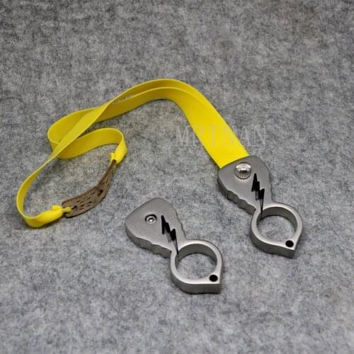 Outdoor Hunting Shooting Stainless Steel Slingshot Ring High Power Shooting Adult Hunting Accessories