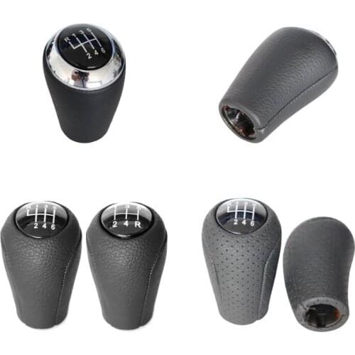 5 6 Speed Gear Shift Knob for MAZDA 3 BK BL 5 CR CW Mazda 6 II GH CX-7 ER MX-5 NC III MT Leather Shifter Gear Lever