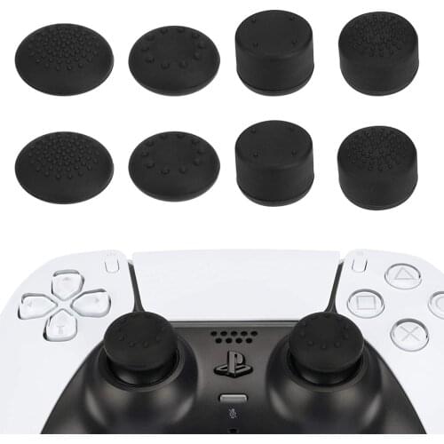 Silicone Thumb Stick Grip Cap Protective Case for PS5 PS4 Controller Gamepad Soft Silicone Thumbstick Cover For PlayStation 5