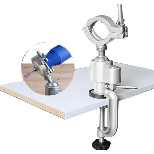 360 Degree Aluminium Alloy Universal Rotary Vise Multifunction Table Vise Bench Mini Electric Drill Electric Grinder Bracket