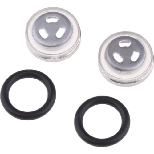 2 Set 12mm Motorbike Sight Len Mirror Seal Gaskets Fits for Brake Master Cylinder Reservoir