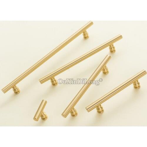 1PCS Brass Gourd Creative Handle Modern Drawer Cupboard Wardrobe Door Nordic Light Luxury Cabinet Furniture Long Handle GF550