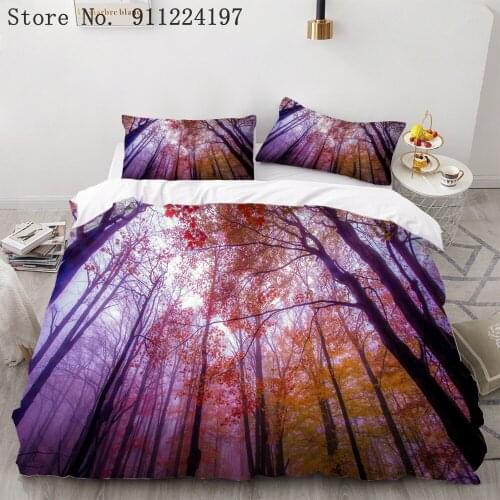 3D Landscape Duvet Cover Bay Of Islands Comforter Bedding Set For Adult Single Double Queen King Size Bed Set For Bedroom Decor