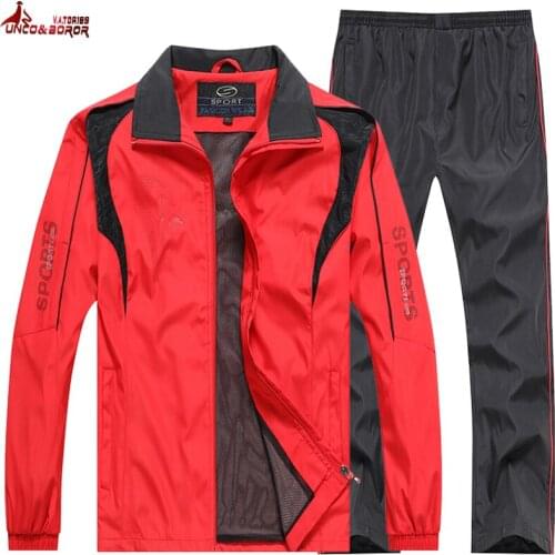 Brand Men`s Sportswear set casual for gym Hooded Sweatshirts Sporting Suits men outwear jacket+Pants joggers sets men clothing