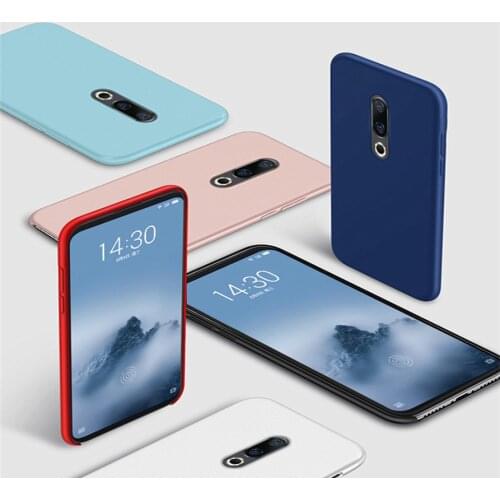 For Meizu X8 16 Plus 16th 16X 16S Pro 16XS Note 8 9 Case For Meizu 16th Real Liquid Silicone Soft Microfiber Lining Cov